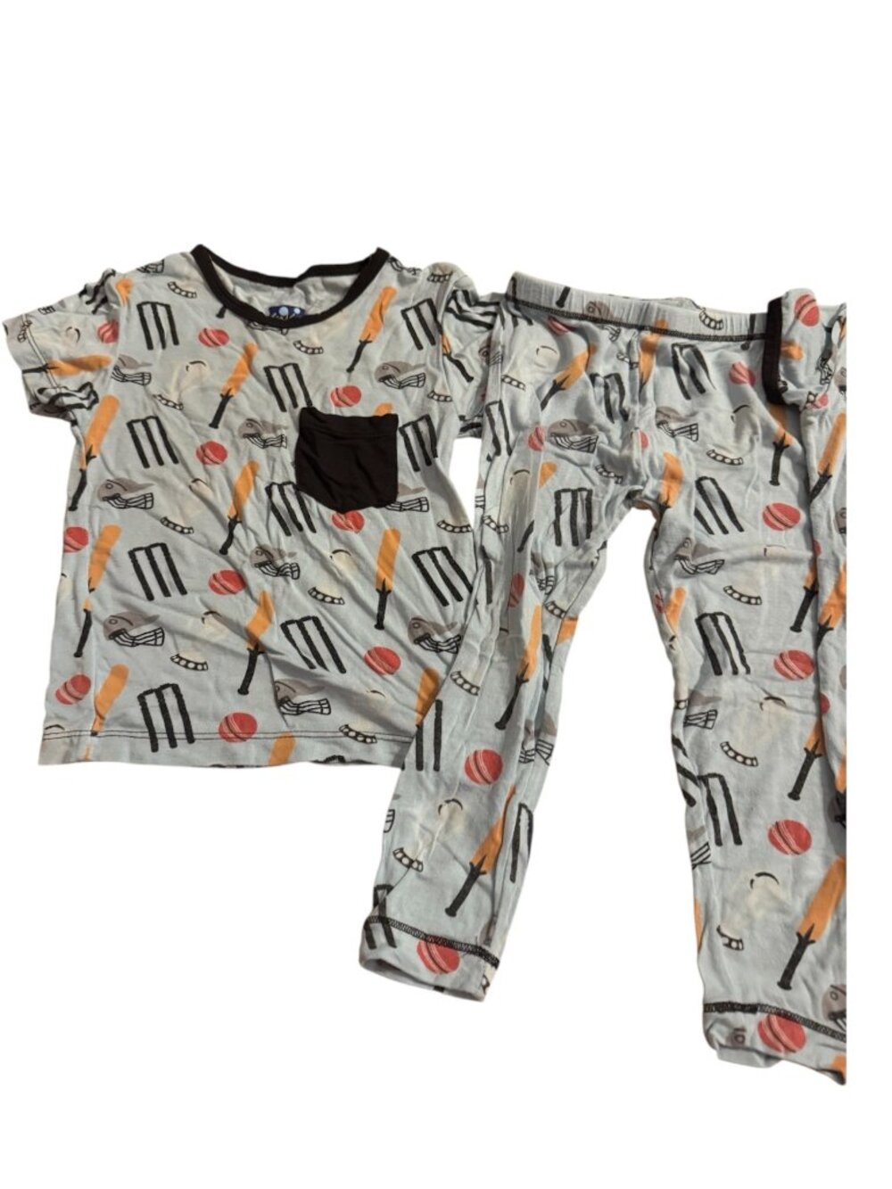2T Bamboo Pajama Bundle Kickee Pants Milkberry PJ Set Soft Luxury Sleepwear - Picture 3 of 7